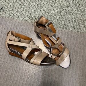 Champagne colored sandals